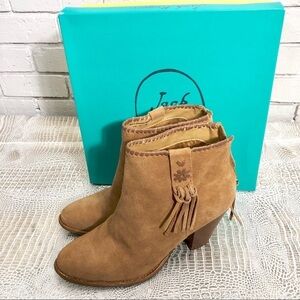 Jack Rogers Greer Oak Suede Booties